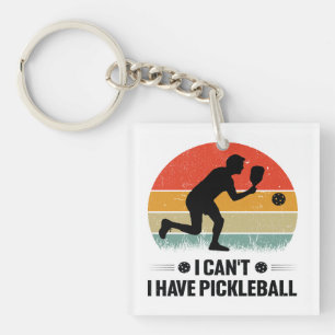 Porte-clefs Je ne peux pas avoir de pickleball, Pickleball Lov