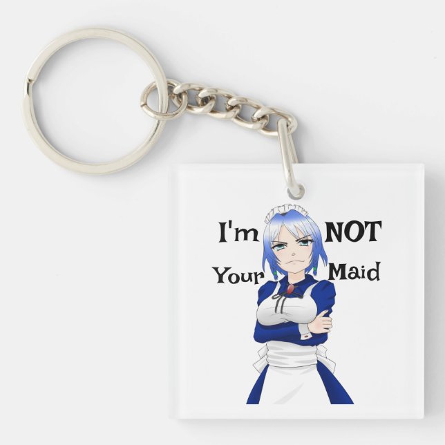 Porte-clefs Je ne suis pas ton Porte - clé (Devant)