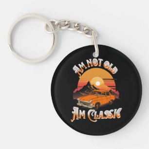 Porte-clefs je ne suis pas vieux je suis classique