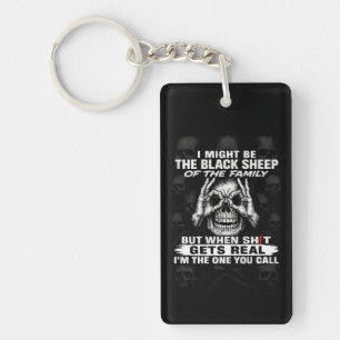 Porte-clefs Je Pourrais Être Le Mouton Noir De La Famille