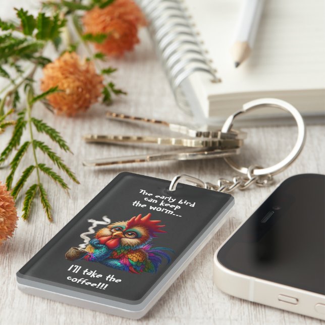 Porte-clefs Je prendrai le café (Devant droit)