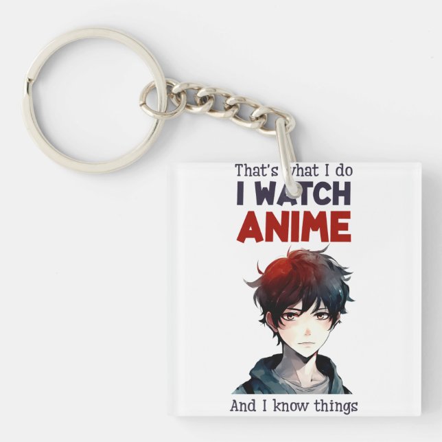 Porte-clefs je regarde Anime (Devant)