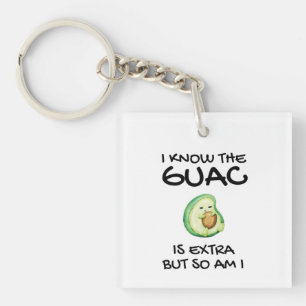 Porte-clefs Je Sais Que Le Guac Est Extra Mais Moi Aussi