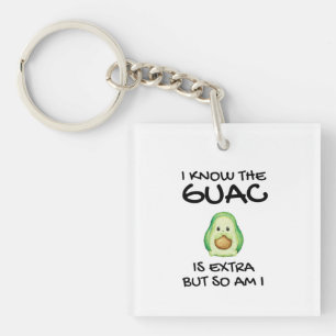 Porte-clefs Je Sais Que Le Guac Est Extra Mais Moi Aussi