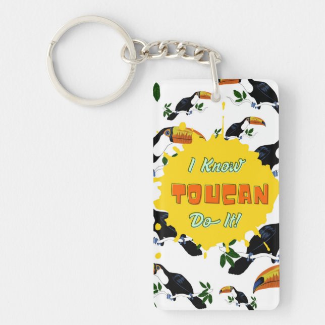 Porte-clefs Je Sais Que Toucan Le Fait (Devant)