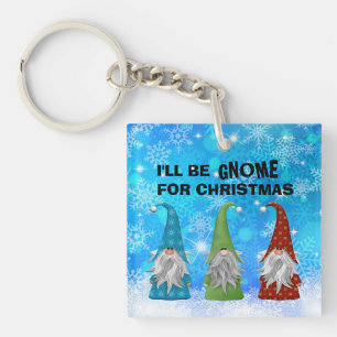 PORTE-CLEFS JE SERAI GNOME POUR NOËL