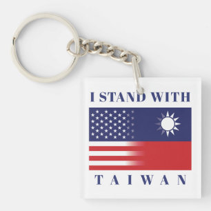 Porte-clefs Je Suis Avec Taiwan