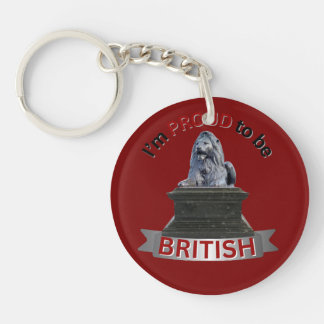 Porte-clefs Je suis fier d’être BRITANNIQUE