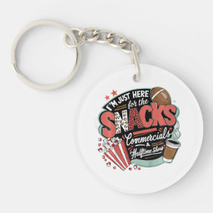 PORTE-CLEFS JE SUIS ICI POUR LES PAUSES PUBLICITAIRES ET LA MI