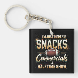 Porte-clefs Je suis juste ici pour les collations Commerciales