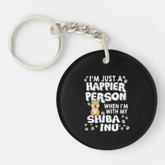 Porte-clefs Je suis juste une personne heureuse quand il avec