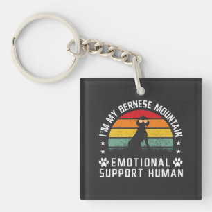 Porte-clefs Je suis mon chien de montagne bernois homme de sou