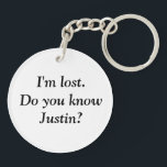 Porte-clefs Je suis perdu Nom personnalisé Personnalisé Person<br><div class="desc">Cette conception peut être personnalisée dans la zone fournie en modifiant la photo et/ou le texte. Vous pouvez également le customiser en cliquant sur Personnaliser ce Modèle, puis en choisissant l'option cliquer pour customiser et supprimer ou modifier la couleur de l'arrière - plan, ajouter du texte, modifier la couleur ou...</div>
