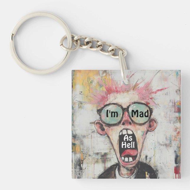 Porte-clefs Je suis Porte - clé de l'enfer (Devant)