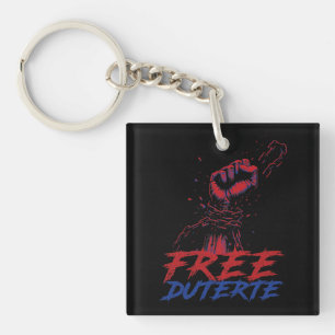 Porte-clefs Je Suis Pour Duterte Free DU30 Free Duterte