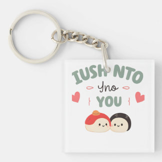 Porte-clefs Je suis Soy Into You 🍣 | Cute Kawaii Sushi Love
