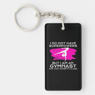 Porte-clefs Je Suis Un Gymnaste Et C'Est Assez Proche