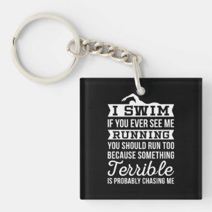 Porte-clefs Je Suis Un Swimmer