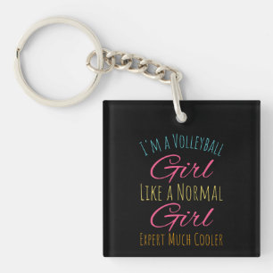 Porte-clefs Je suis une fille de volley-ball comme une fille n