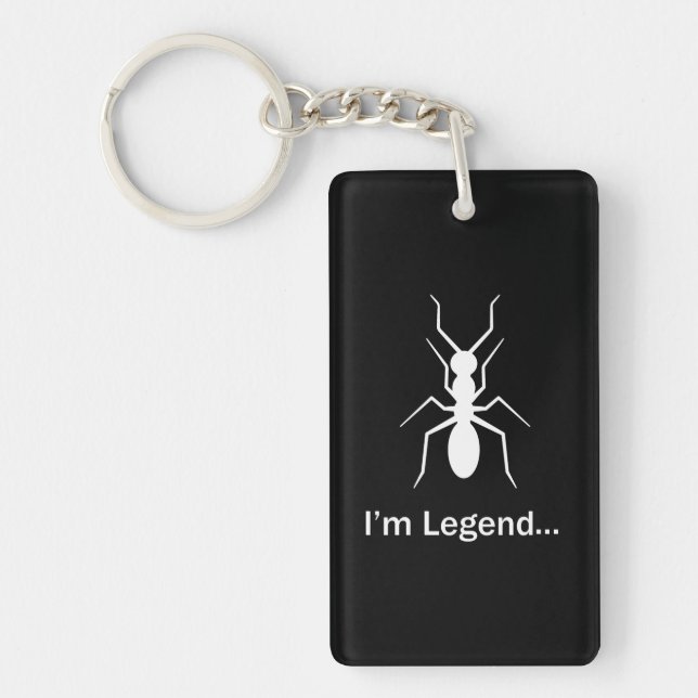 Porte-clefs Je suis une fourmi légendaire (Devant)