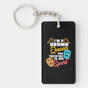 Porte-clefs Je Suis Une Reine Du Drame