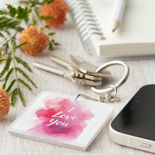 Porte-clefs Je T'Aime (Devant Droit)