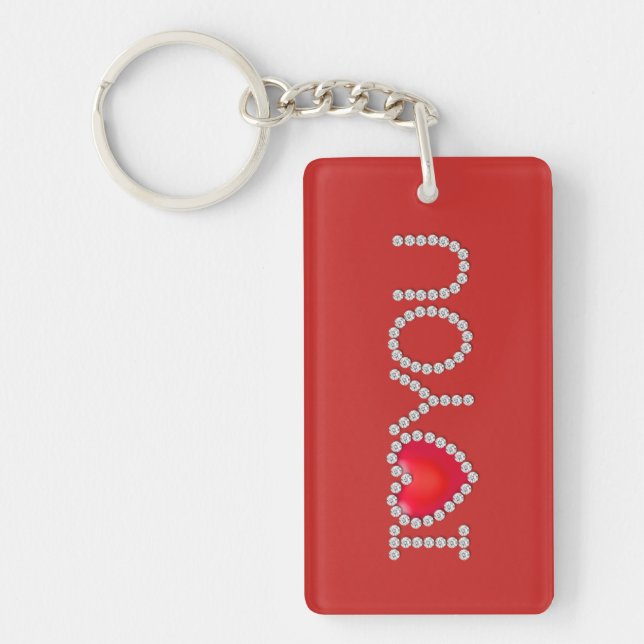 Porte-clefs Je t'aime (Devant)