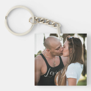 Porte-clefs Je t'aime, couple d'amour