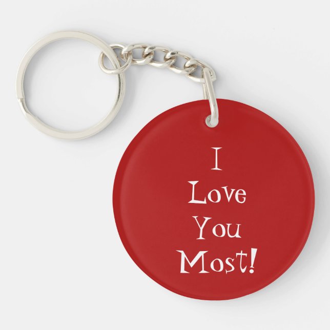 Porte-clefs Je T'Aime Le Plus ! (Devant)