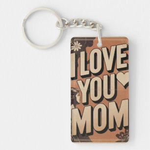 Porte-clefs je t'aime maman