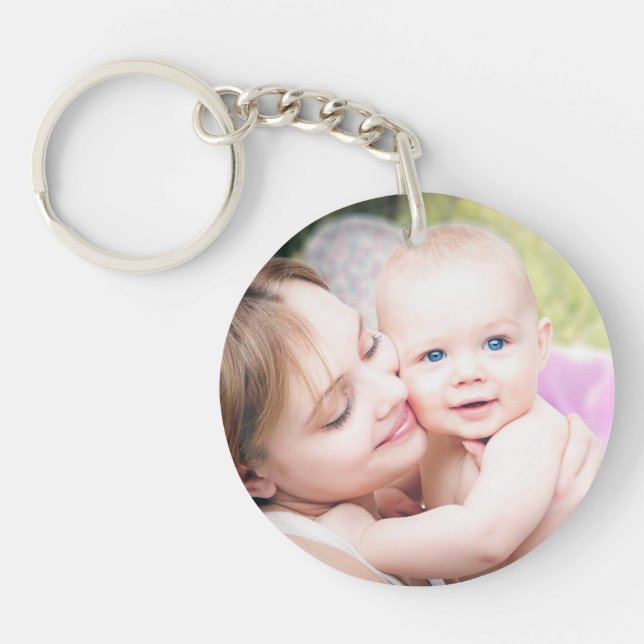 Porte-clefs Je t'aime maman, Photo (Devant)