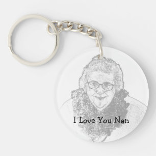 Porte-clefs Je t'aime Nan Keyring