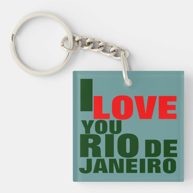 PORTE-CLEFS JE T'AIME RIO DE JANEIRO (Devant)