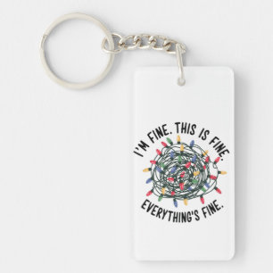 Porte-clefs Je vais bien C'est bien Tout va bien Drôle de Noël