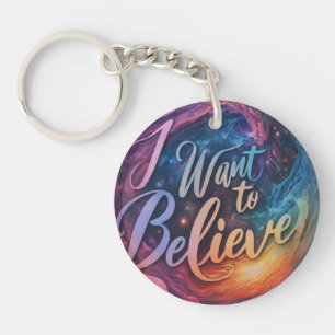 Porte-clefs Je veux croire - Porte - clé du cercle