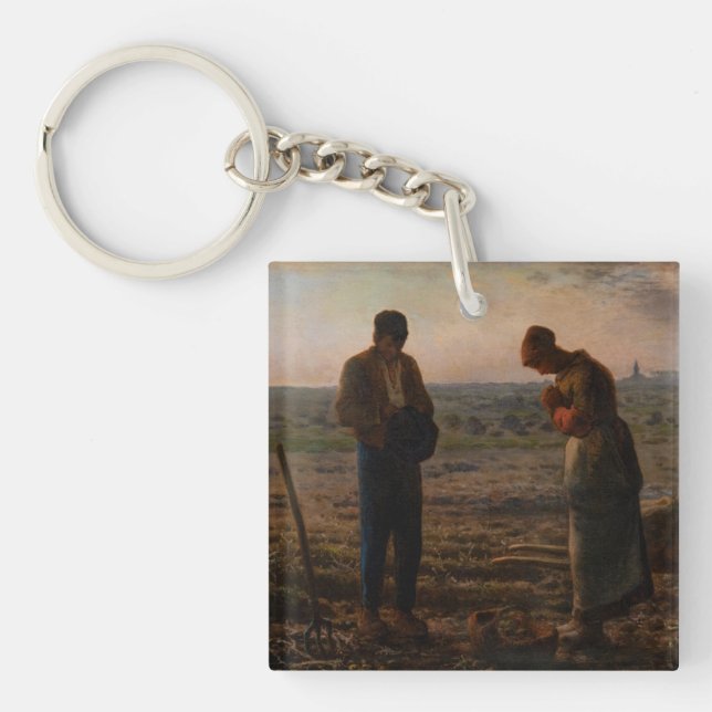 Porte-clefs Jean-François Millet - L'Angelus (Devant)