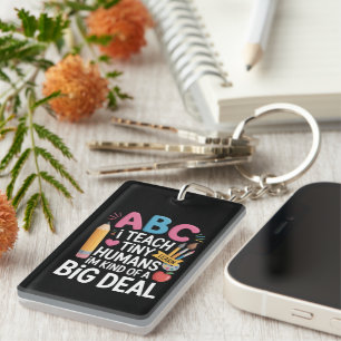 Porte-clefs J'enseigne aux tout-petits Remerciement des enseig