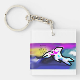 Porte-clefs Jésus aime pour toujours