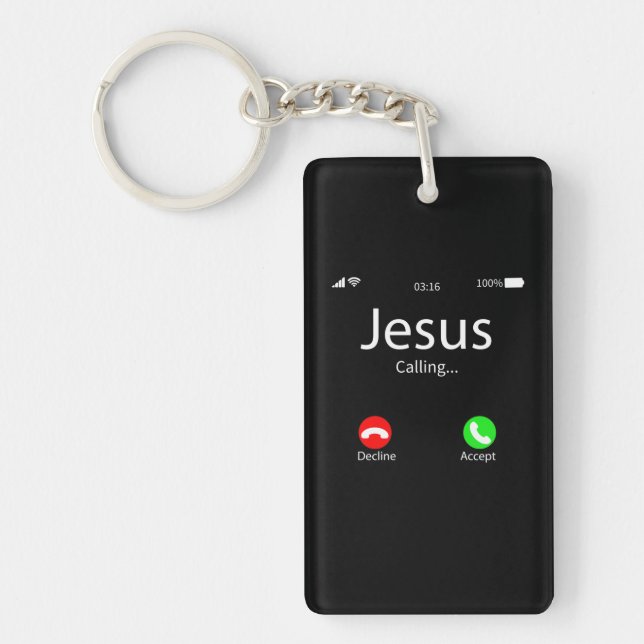 Porte-clefs Jésus Appelle Chrétien (Devant)