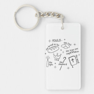 Porte-clefs Jésus Est...