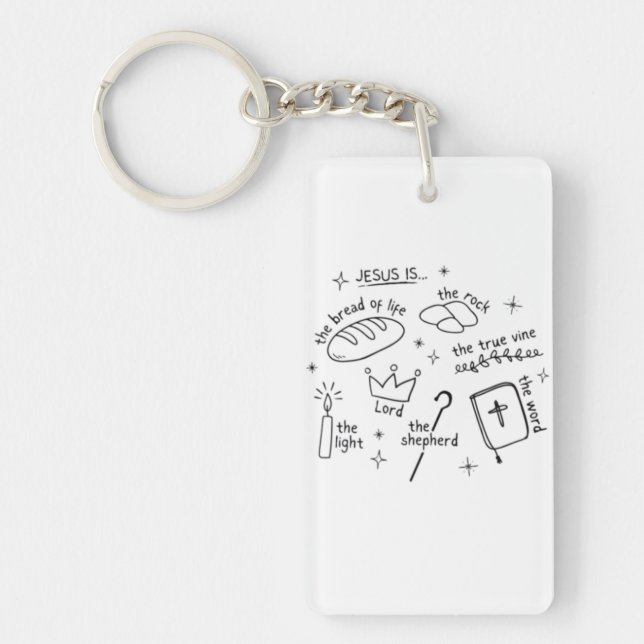 Porte-clefs Jésus Est... (Devant)