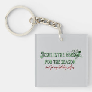 Porte-clefs Jésus est la raison de la saison - et pour mon Hoi