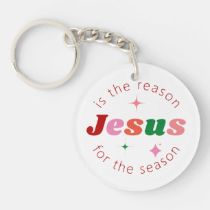 Porte-clefs Jésus est la raison Festive Noël