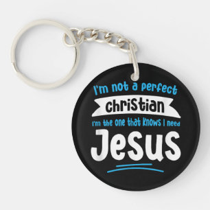 Porte-clefs Jésus Hommes Femmes Enfants Amusants Christian Bib
