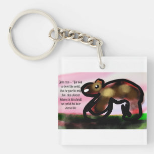 Porte-clefs jésus ici appelle
