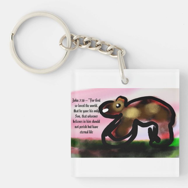 Porte-clefs jésus ici appelle  (Devant)