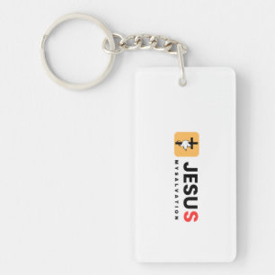 Porte-clefs Jésus Mon Salut