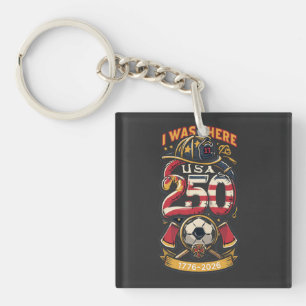 Porte-clefs J'étais là – America 250 & Coupe du Monde Pompiers