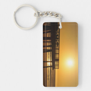 Porte-clefs Jetée de Pismo au soleil