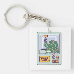 PORTE-CLEFS JEU DE MACHINE DE CLAW FROG
